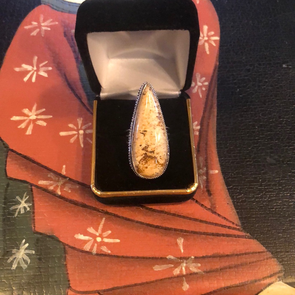 Jasper Silver Ring